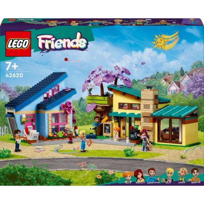 LEGO® Friends 42620 Familiehuizen van Olly en Paisley