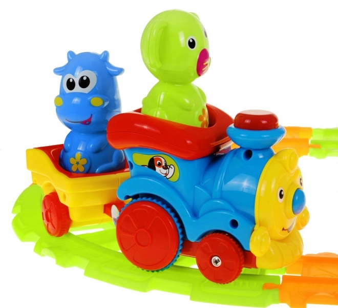 Kleurrijke speelgoedtreinset Dudu Train voor kinderen