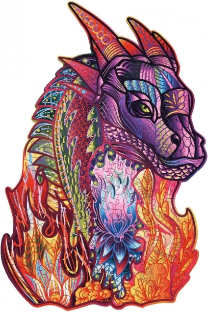 Artistiek drakenmotief