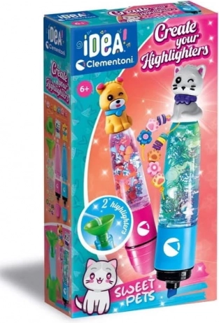 Clementoni Idea creatieve set voor het maken van markeerstiften Sweet Pets