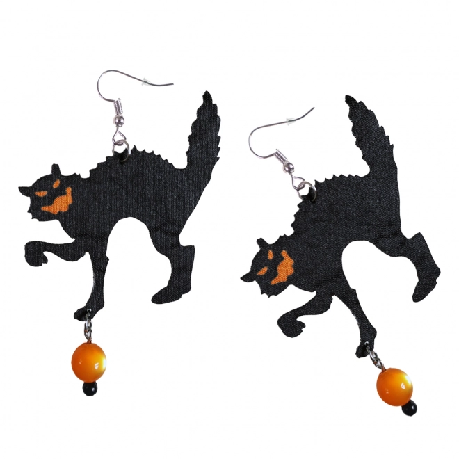 Oorbellen katten heks/Halloween