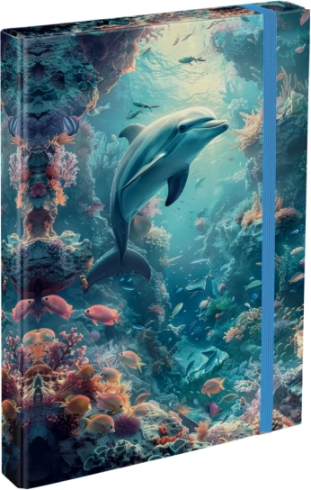 Mappen voor schoolschriften A4 Dolfijn
