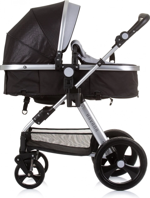 CHIPOLINO Kinderwagen Combinatie HAVANA 2v1 Obsidian