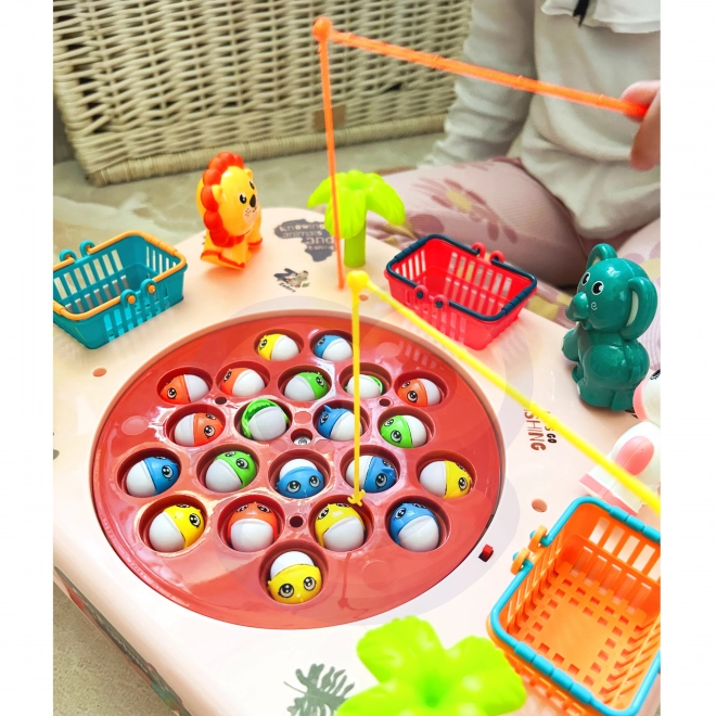 Behendigheidsspel Vissen Interactieve Tafel Roze