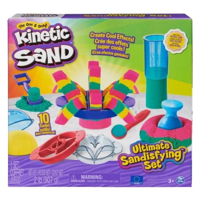 Kinetisch zand ultieme zandset met gereedschap