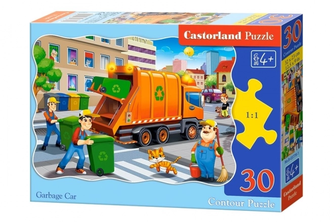 Kinderpuzzel Vuilniswagen