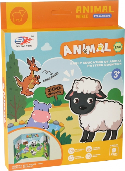 diermagneten van foam – creatieve set voor kinderen