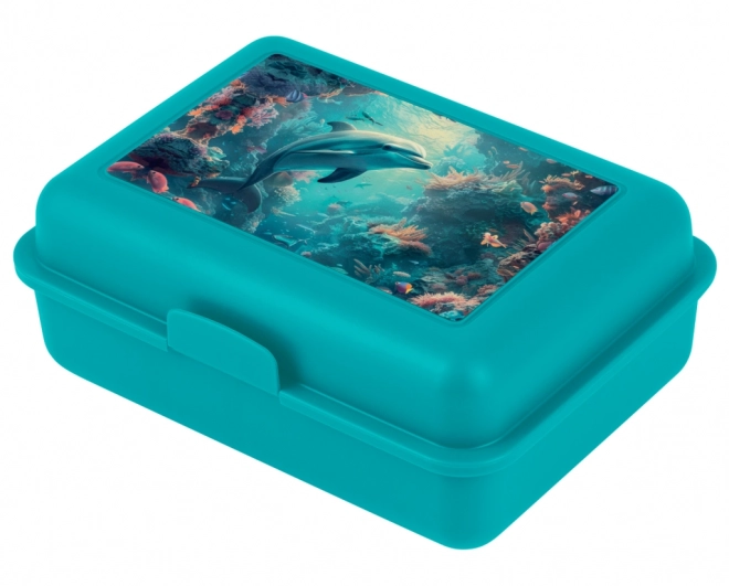Lunchbox met dolfijn