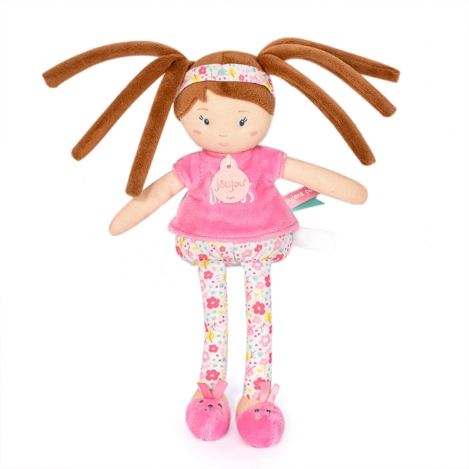 Doudou Jolijou Pop LES PIPELLETTES 25 cm 1 stuk roze