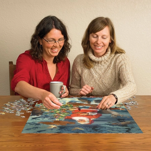 Puzzelen als gezamenlijke beleving
