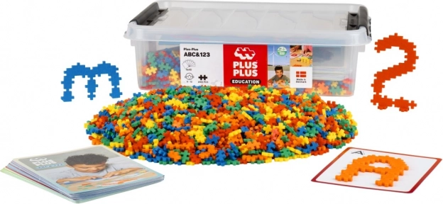 Plus-Plus box cijfers en letters 2400 stukjes