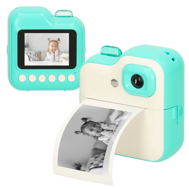 Kinderen instant camera met thermoprint 24MP met 1GB geheugen – groen