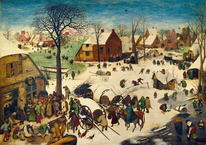 Puzzel Volkstelling in Bethlehem 1000 stukjes