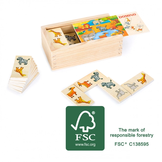 Small Foot Houten Domino Safari