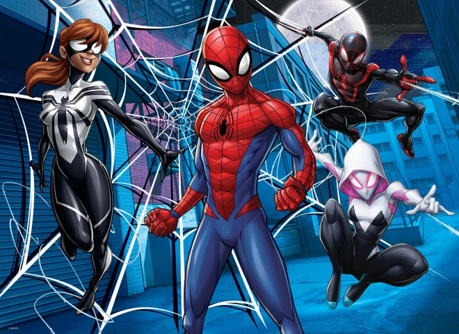 Dubbelzijdige maxi-puzzel Spider-Man 60 stukjes