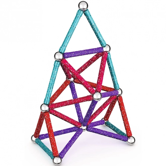 Magnetische bouwset GEOMAG Glitter 60 stukjes