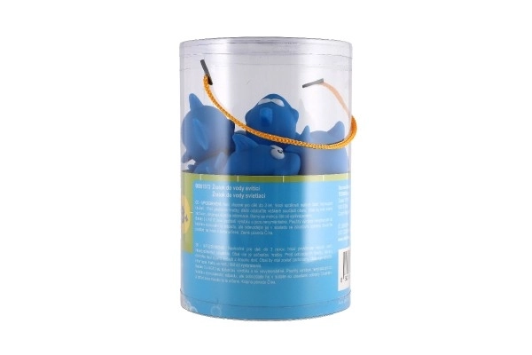 Zralok dierdier oplichten in water plastic 6cm op batterij 15 stuks in doos