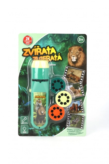 Zaklamp en projector dieren
