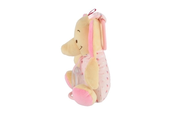 Muziekdoos - roze olifant 18 cm