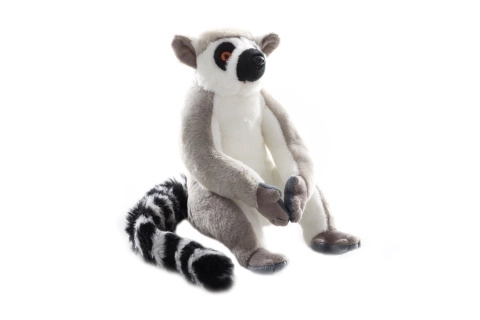 Pluche Lemur met Klittenbandsluiting 21 cm MILIEUVRIENDELIJK