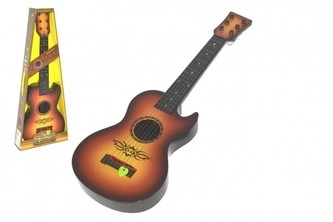 Kinder gitaar met plectrum