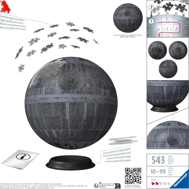 RAVENSBURGER Puzzel-Bal Star Wars: Doodsster 540 stukken