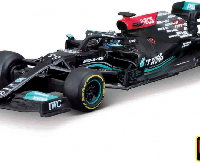 Bburago 1:43 RACE F1 - MERCEDES-AMG F1 W12 E Performance (2021) #77 (Valtteri Bottas)