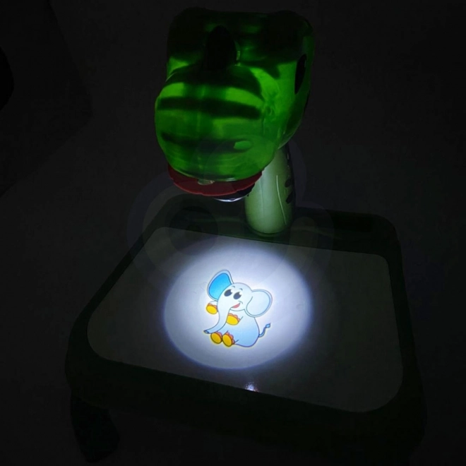 WOOPIE Dinosaur projector met bord en stiften