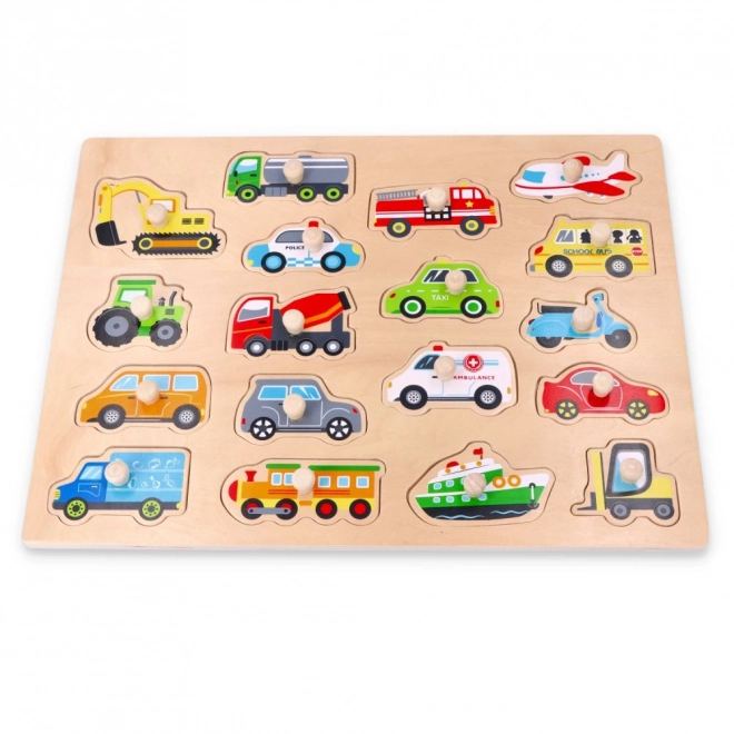 Grote houten puzzel Transport