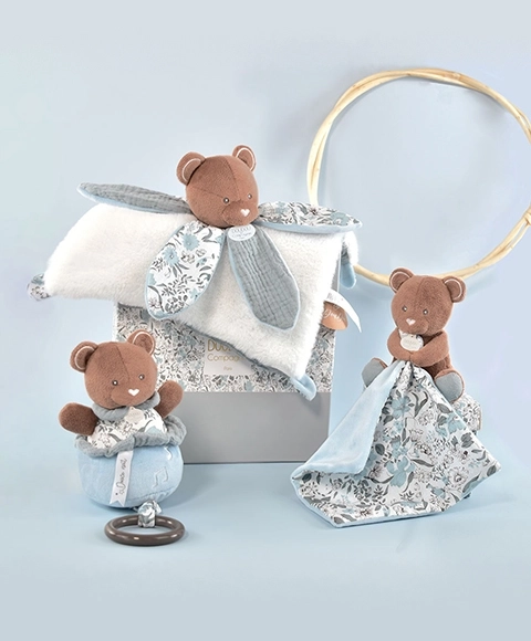 Cadeauset - knuffelbeer en dekentje