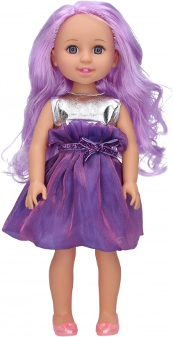 Pop fuchsia 35 cm met borstel