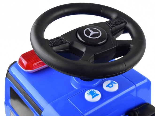 Kinder loopfiets met geluid Mercedes Antos POLITIE blauw