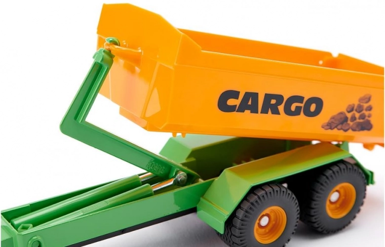 Haakmechanisme en kippende laadbak voor realistisch laden