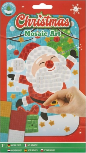 Mozaïekafbeelding Kerst – Kerstman 14 × 23 cm GRAFIX