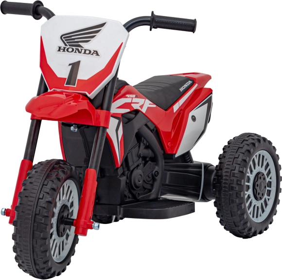 Kinder elektrische motor Honda CRF 450R op 3 wielen – Rood