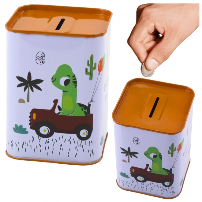 Spaarpot met dinosaurus