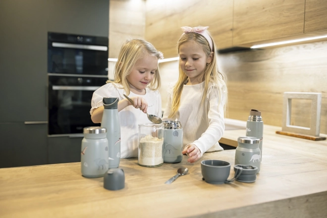Thermosfles voor vloeistoffen met siliconen houder 400 ml, Bergen
