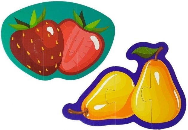 Kleurrijk fruit voor het herkennen van vormen en kleuren