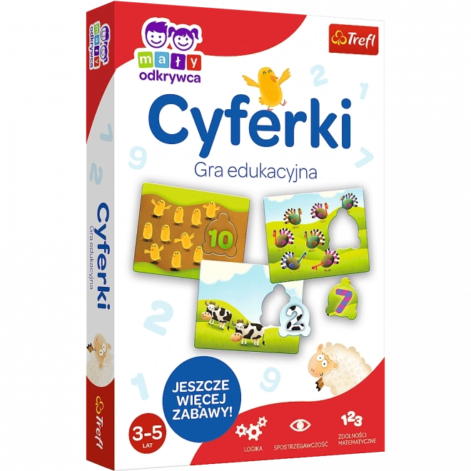 Educatief spel Nummers uit de reeks Kleine Ontdekkers Trefl