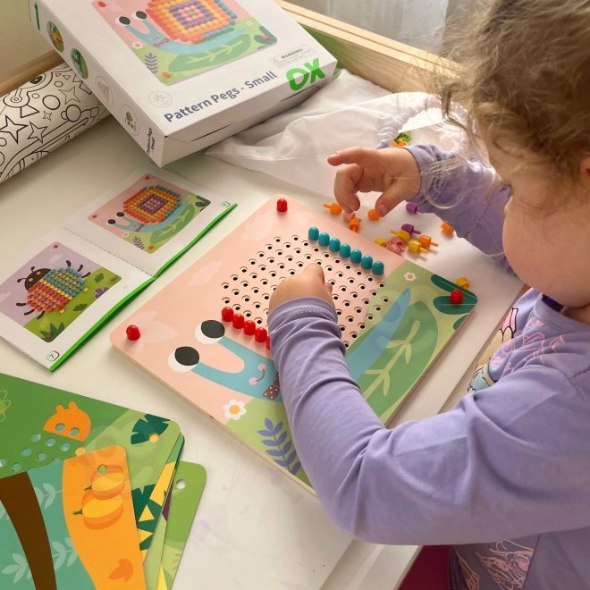 Houten puzzel met pinnetjes van Tooky Toy