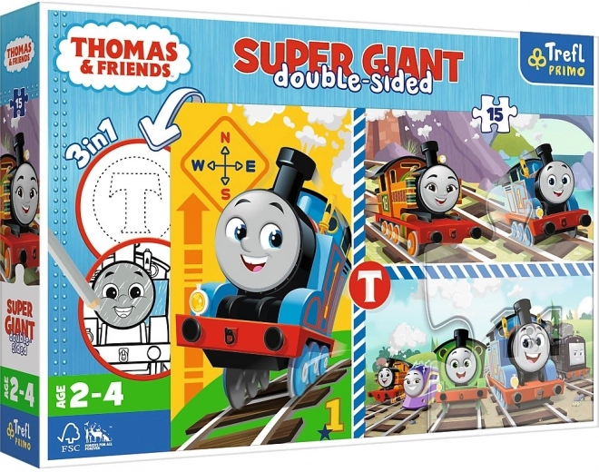 Dubbelzijdig: Puzzel en kleurplaat