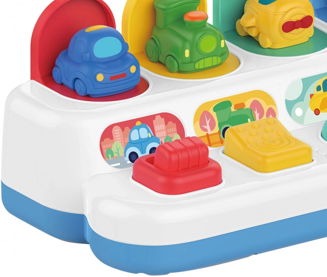 Woopie educatief kinderspeelgoed met uitspringende voertuigen Pop-Up