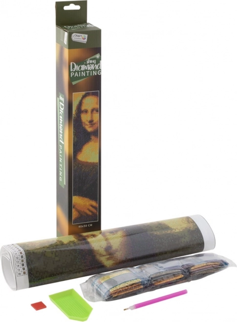 Diamantschilderij Set - Mona Lisa