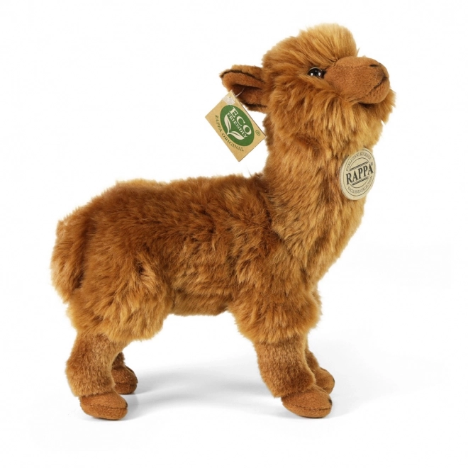 Pluche lama alpaca bruin 23 cm ECO-FRIENDLY