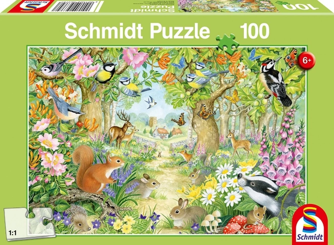 Schmidt Puzzel In het bos 100 stukken