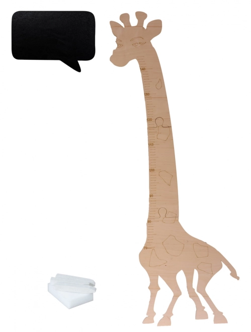 KIK Houten groeimeter natuur giraffe
