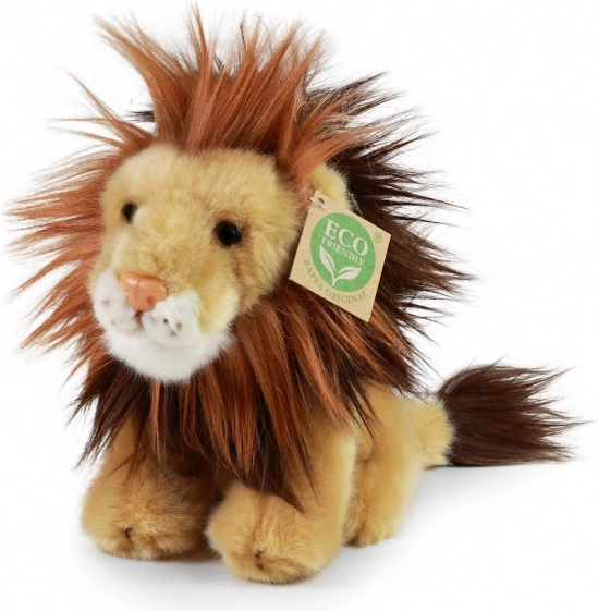 Rappa pluche leeuw 18 cm eco friendly