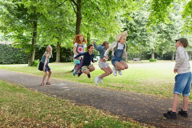 Lang springtouw voor kinderen 5 m