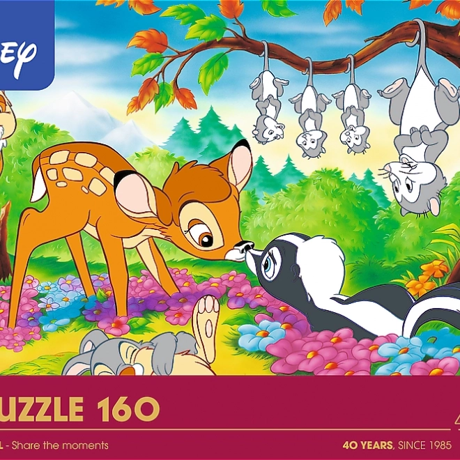 Puzzel Bambi en bosvrienden 160 stukken