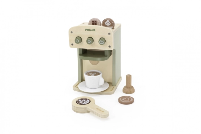 Houten koffiezetapparaat